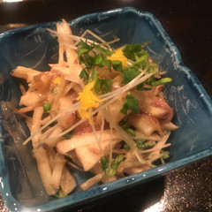 菊芋のごまだれ和え
