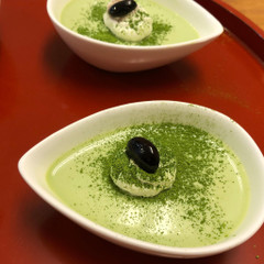 抹茶のプリン