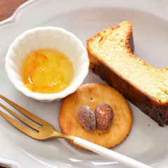 チーズケーキ ゆず茶添え 🧀