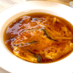 かに玉あんかけ