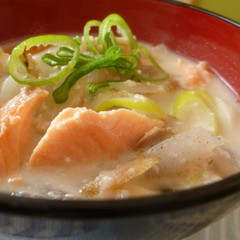 焼鮭の粕汁