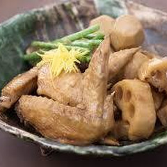 蓮根と鶏手羽の炊合せ