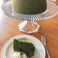 失敗しない！抹茶シフォンケーキ