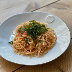 シンプルたらこパスタ