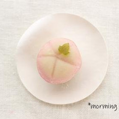 夏の練り切り（朝顔）