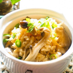 秋香る✿たっぷり茸の炊き込みご飯