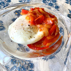 レンジで簡単ポーチドエッグ