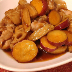鶏＆根菜の照焼