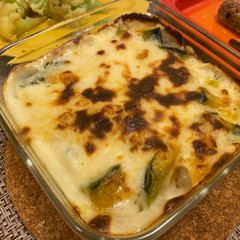 オンライン☆かぼちゃのグラタン