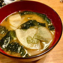 乾燥わかめのお味噌汁(乾物を極める)