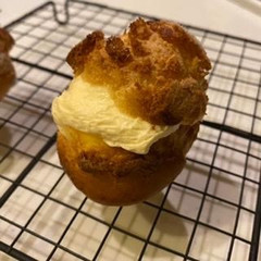 クッキーシューのシュークリーム
