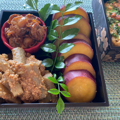 オンライン☆さつまいもの醤油煮