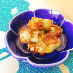焼きネギの胡麻漬け