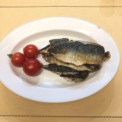 鯵のバター醤油焼き