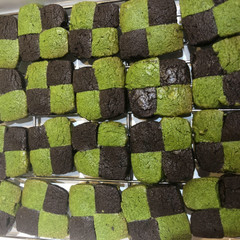 炭治郎の市松文様のクッキー（鬼滅の刃）