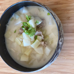 セロリとかぶのスープ