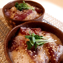 鮪と長いもののっけ丼