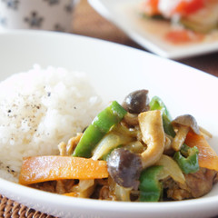 ＊下味冷凍カレー炒め＊