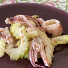 イカとセロリの塩ナムル
