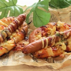 ウインナーのキャベツカレーパン