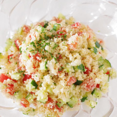 夏野菜とライムのタブレ