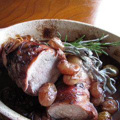 豚ヒレ肉のオーブン焼きブドウソース