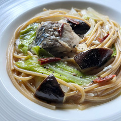 フライパン一つでスーパー簡単♪ 塩麹スープパスタ