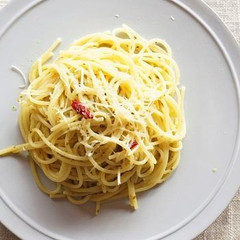 レンジでクリームパスタ