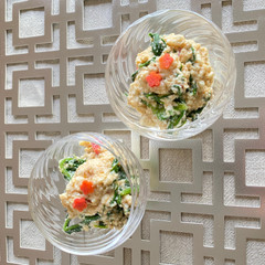 春菊の中華風白和え