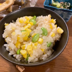 もろこし枝豆ごはん