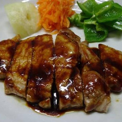 トンテキ～照り焼き液の応用