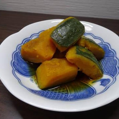かぼちゃの煮物～照り焼き液の応用～