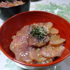 マグロの漬け丼～ピクルス液の応用～