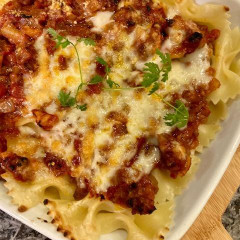 スパイシーミートグラタン