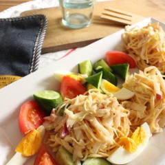 なつかしのスパゲティサラダ