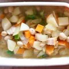 大豆入りミネストローネ