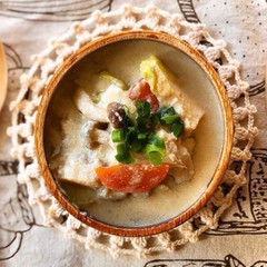 冬野菜の酒粕スープ