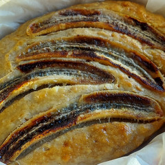 カラメルバナナとクリームチーズのオーブン焼き