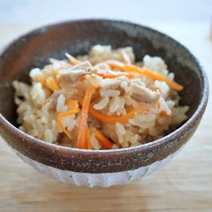 人参とツナの炊き込みご飯