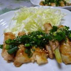野菜の肉巻き～照り焼き液の応用～