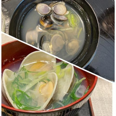 貝のお吸い物