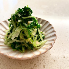 水菜でつくる即席ナムル