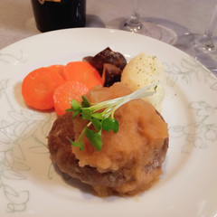 おろし酢のせハンバーグ