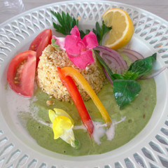 タイ風Rawグリーンカレーライス