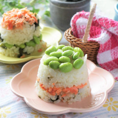給食のわかめごはん