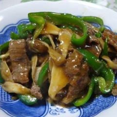 青椒肉絲～照り焼き液の応用