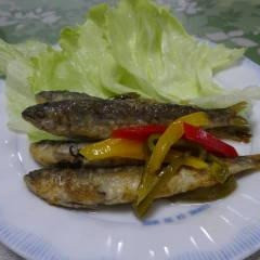 小魚のエスカベッシュ～ピクルス液の応用～