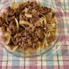 牛肉の甘辛煮