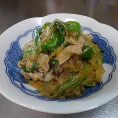 春雨と肉野菜の甘辛炒め～甘辛味噌の応用～