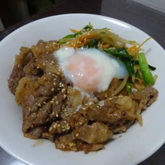 ビビンバ風ご飯～甘辛味噌の応用～
